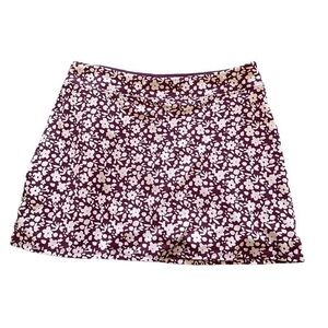 Women's Tranquility by Colorado Pink Plum Floral Skort Athleisure Size XXL EUC